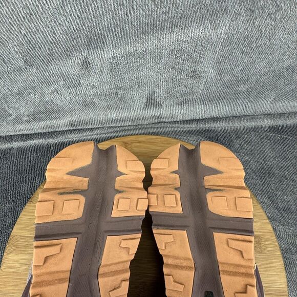 On Running Shoes Womens Size 8.5 Waterproof Trail CloudTec Helion Brown Purple - Picture 9 of 10